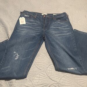 Women’s Straight Leg Jeans - Dark Blue